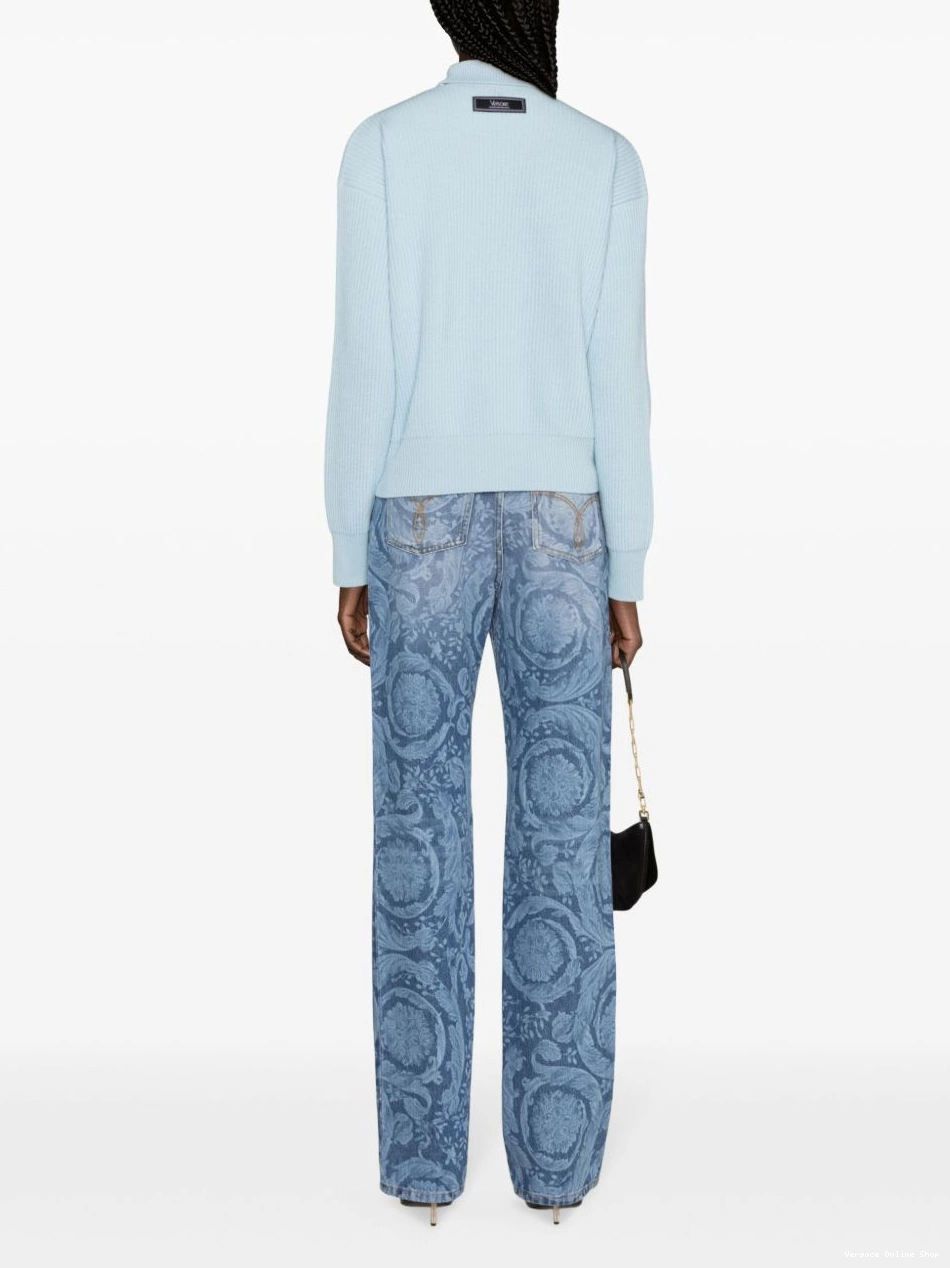 Affordable Women Barocco Versace jeans straight-leg 0703